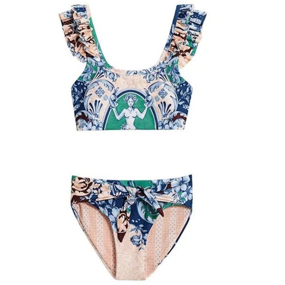 Agua Bendita Cardumen Cloud Girls Bikini Set - Picture 1 of 6